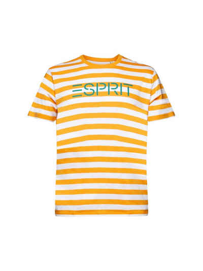 Esprit T-Shirt Gestreiftes Baumwoll-T-Shirt (1-tlg)