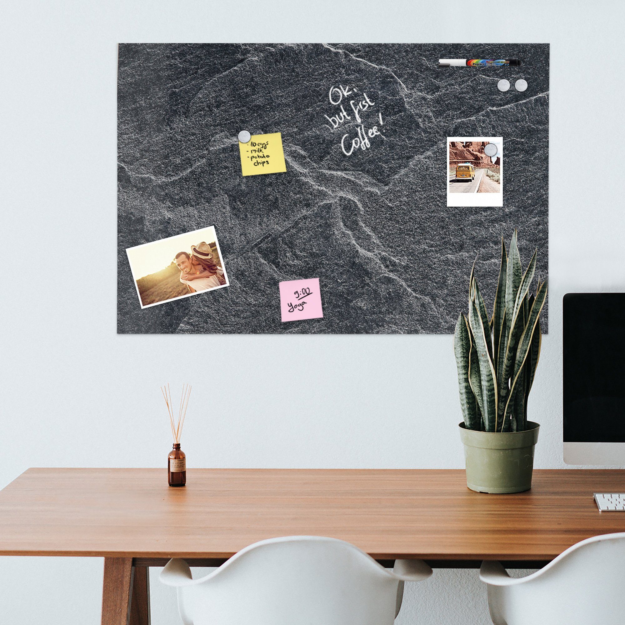 Navaris Tafel Magnetpinnwand zum Beschriften - günstig online kaufen