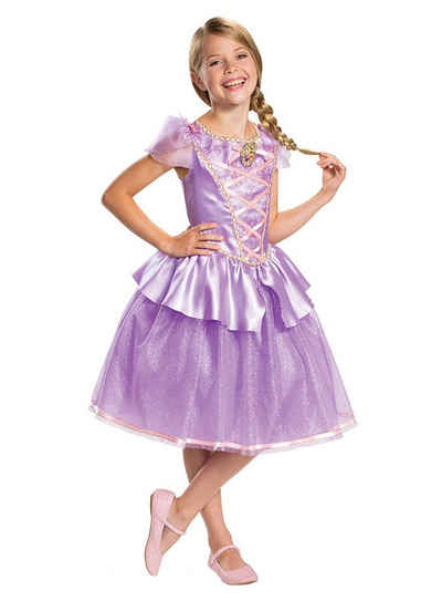 Metamorph Kostüm Disney's Rapunzel Kostüm für Kinder, Märchenhaftes Kleid der Disney Prinzessin