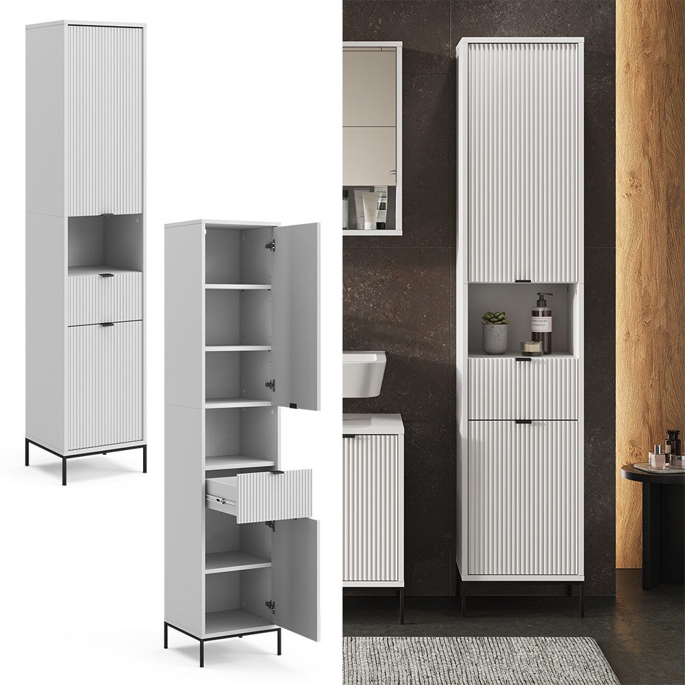 Vicco Hochschrank Eliza, Weiß, 40 x günstig online kaufen