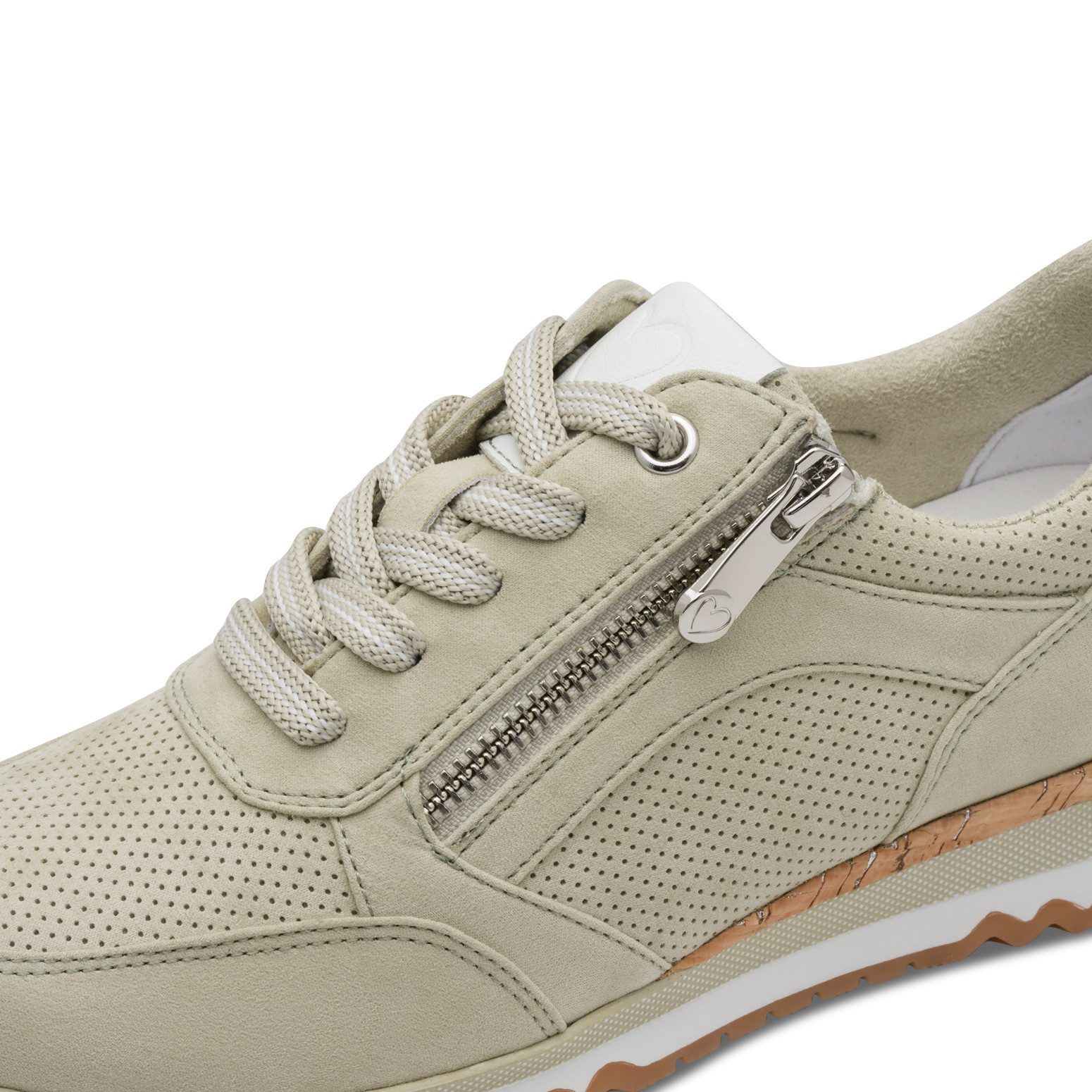 MARCO TOZZI Keilsneaker, Freizeitschuh, Halbschuh, Schnürschuh in veganer Verarbeitung