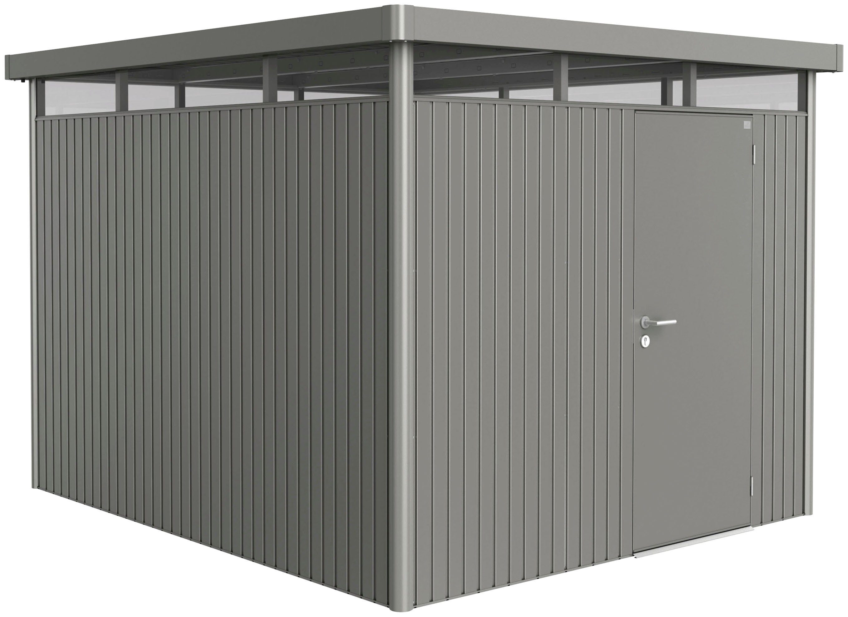 Biohort BxT: Gr. 275x315 H5, Gerätehaus cm, HighLine quarzgrau-metallic