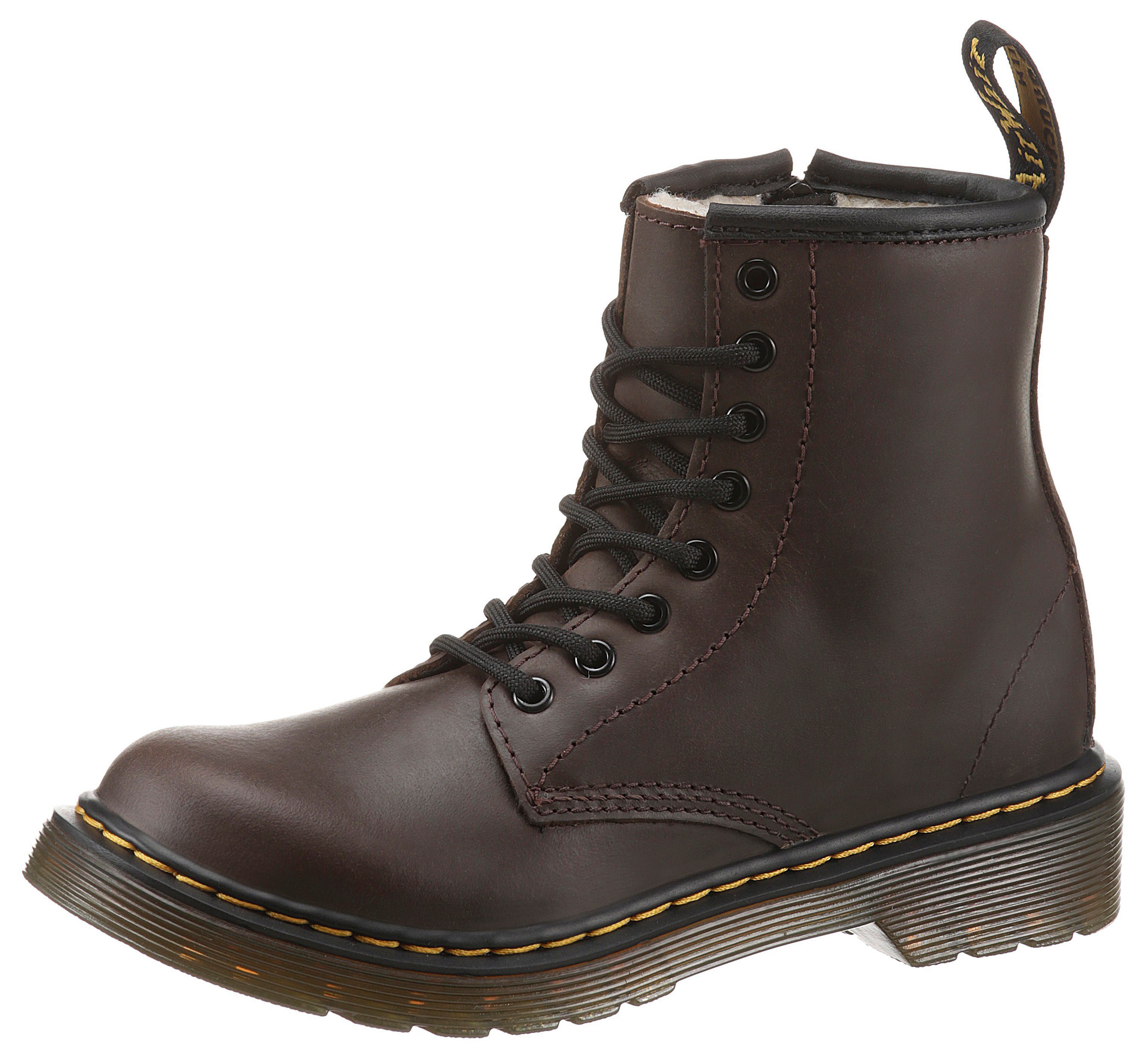 DR. MARTENS 1460 Serena J Schnürstiefel mit schwarzer Schnürung