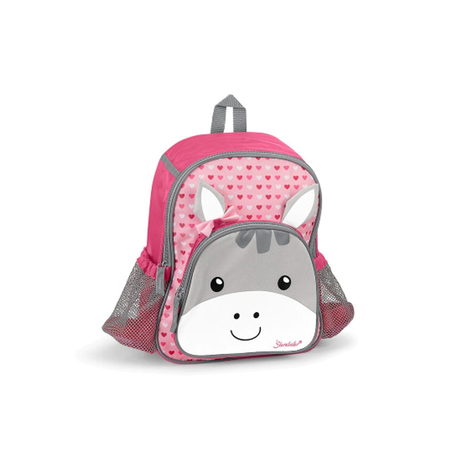 (1x 3er 1x Set Esel Emmi Trinkflasche) Kinder Rucksack 1x Sterntaler® Girl Rucksack, rosa Lunchbox, Kinderrucksack