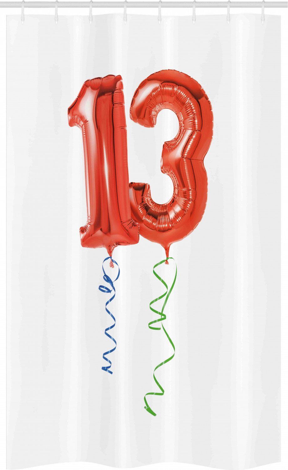 Abakuhaus Duschvorhang »Badezimmer Deko Set aus Stoff mit Haken« Breite