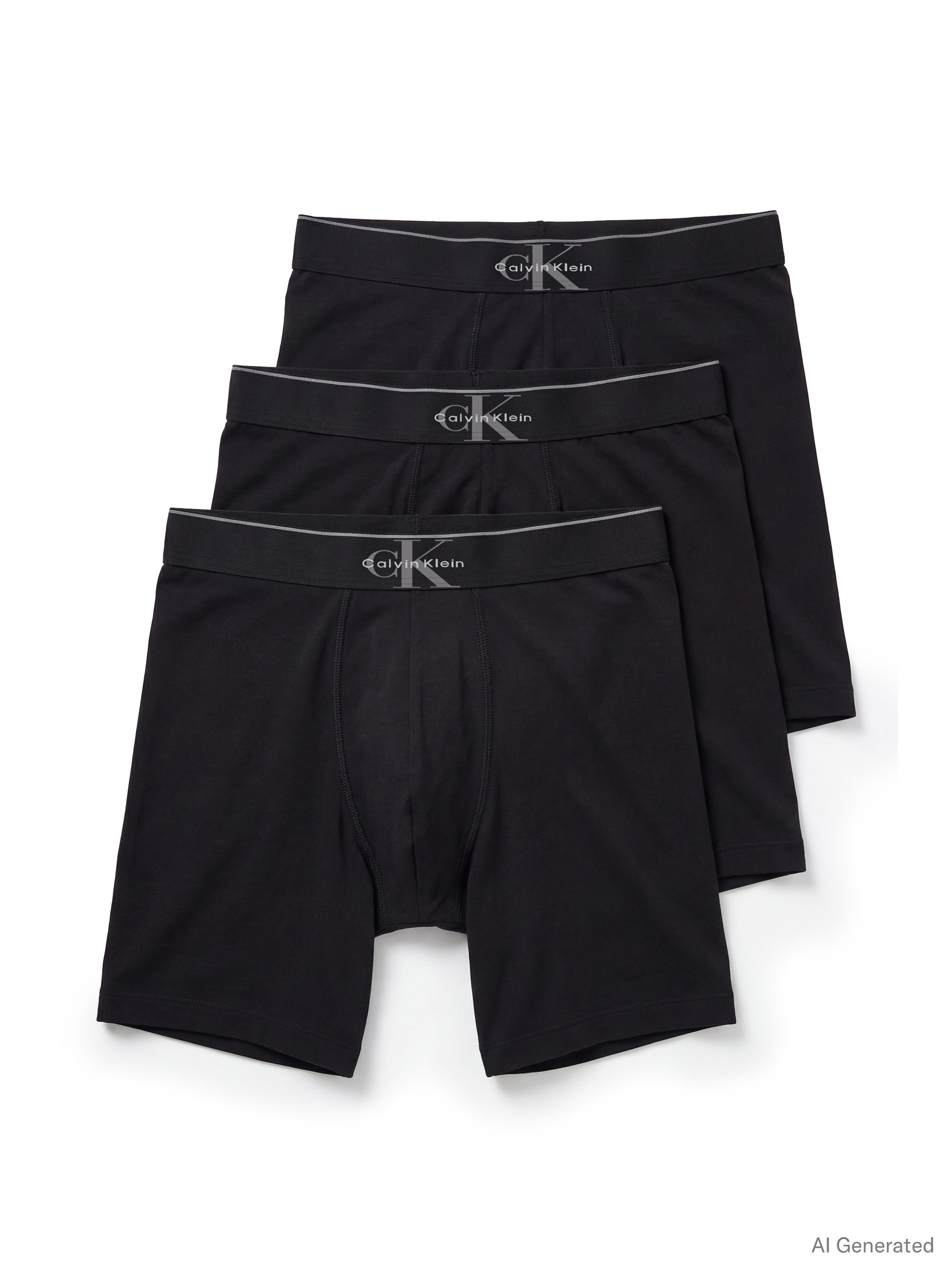 Calvin Klein Underwear Boxershorts Boxer Brief 3PK (Packung, 3er-Pack) Körpernahe Passform mit elastischem Bund