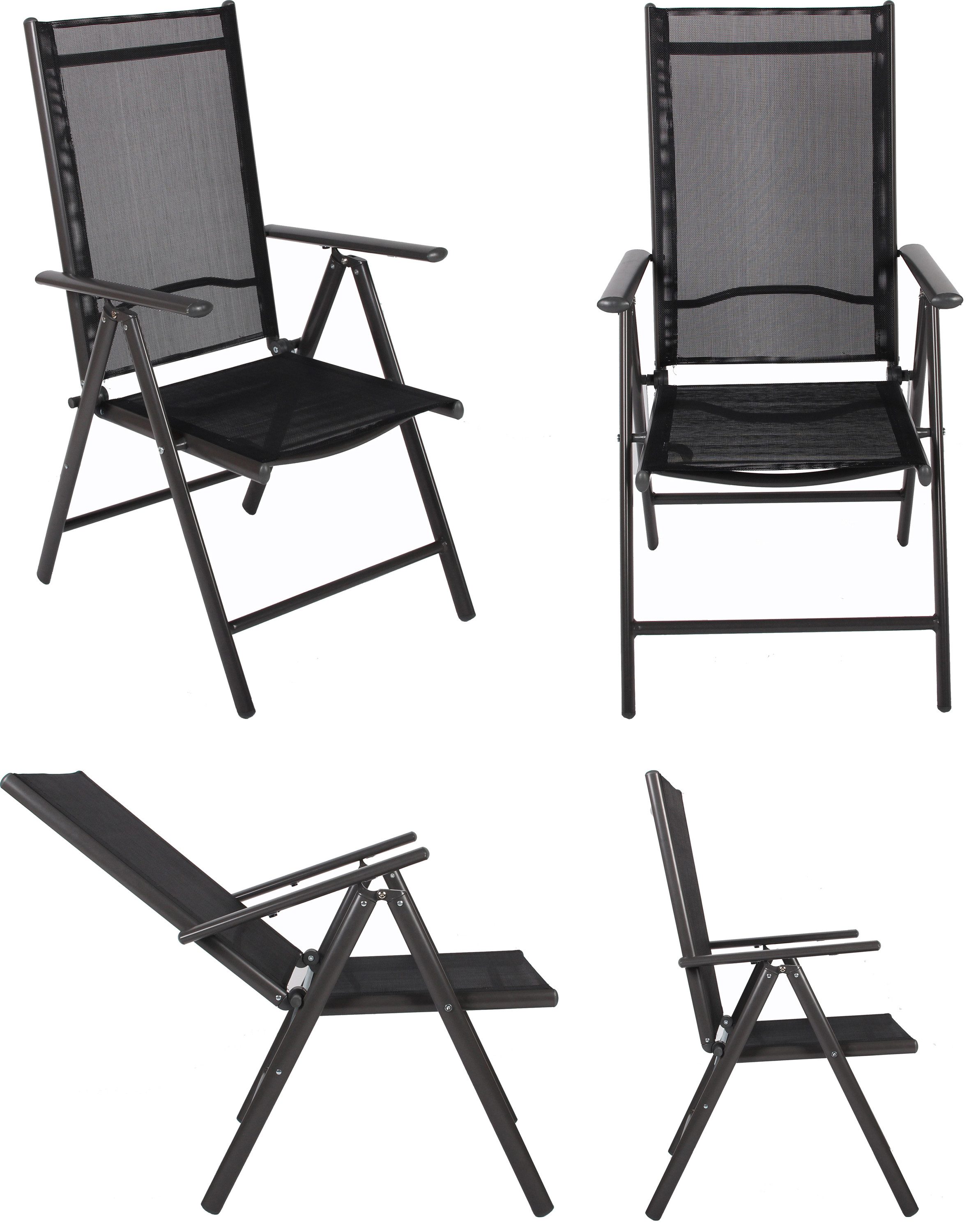 VCM Garten-Essgruppe 7 teiliges Gartenmöbel-Set Miami mit Tisch und, (Set, 7-tlg., 1x Tisch 6x Stuhl), 76x189x90cm Gartenset, Sitzgruppe