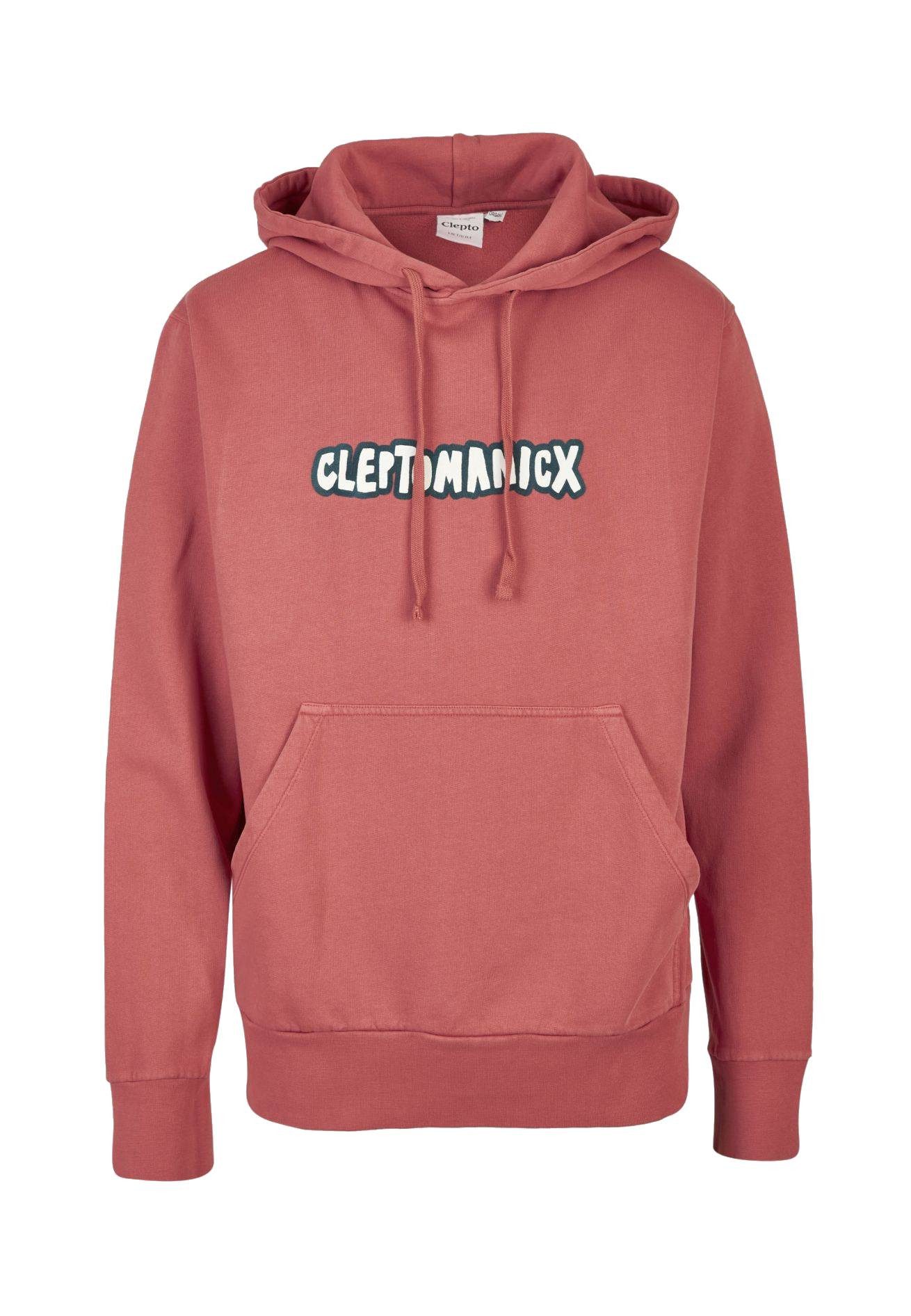 Cleptomanicx Hoodie Hoodie Cleptomanicx Clepto Oldschool (1-tlg) Großer "Cleptomanicx" Logo-Stitch auf der Vorderseite