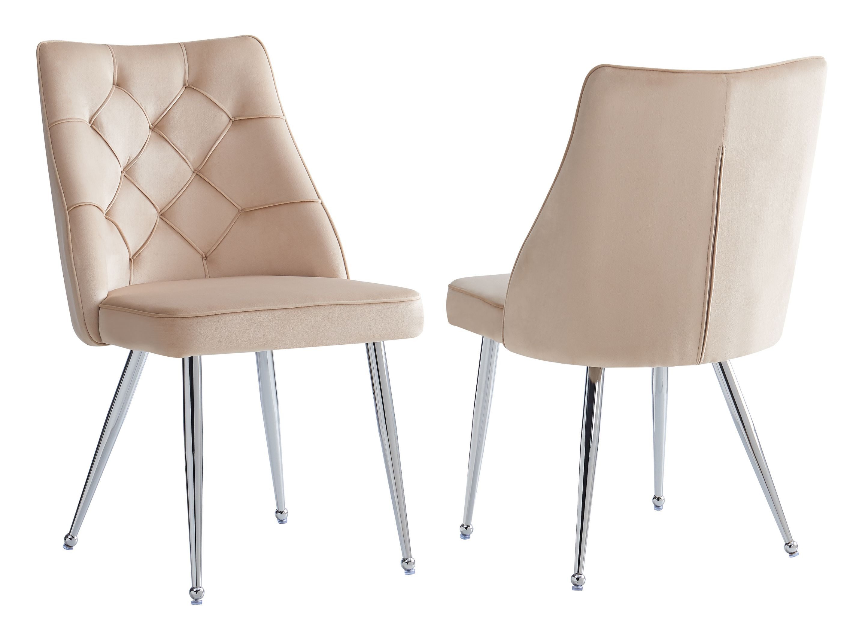 SeedWave Esszimmerstuhl 2er-Set, Hochwertiger Samtbezug, Ergonomische günstig online kaufen