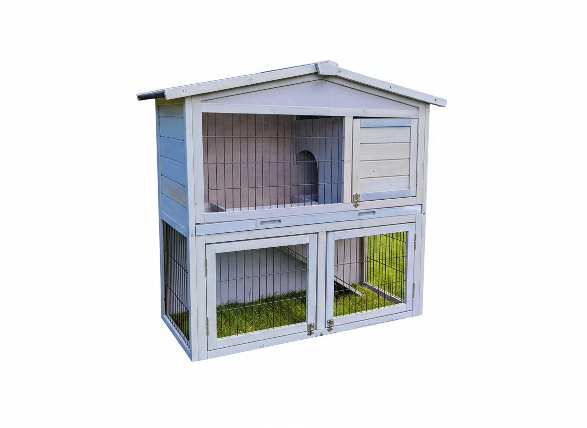 BruKa Kleintierstall Hasenstall KLOPFER Kleintiergehege Kaninchenstall Käfi günstig online kaufen