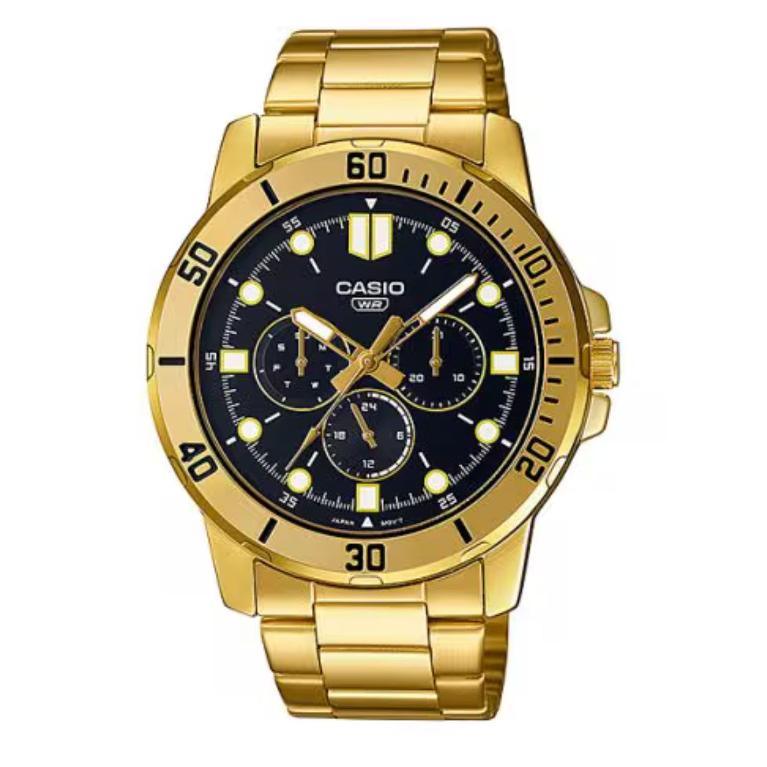 CASIO Quarzuhr Casio Armbanduhr MTP-VD300G-1EUDF