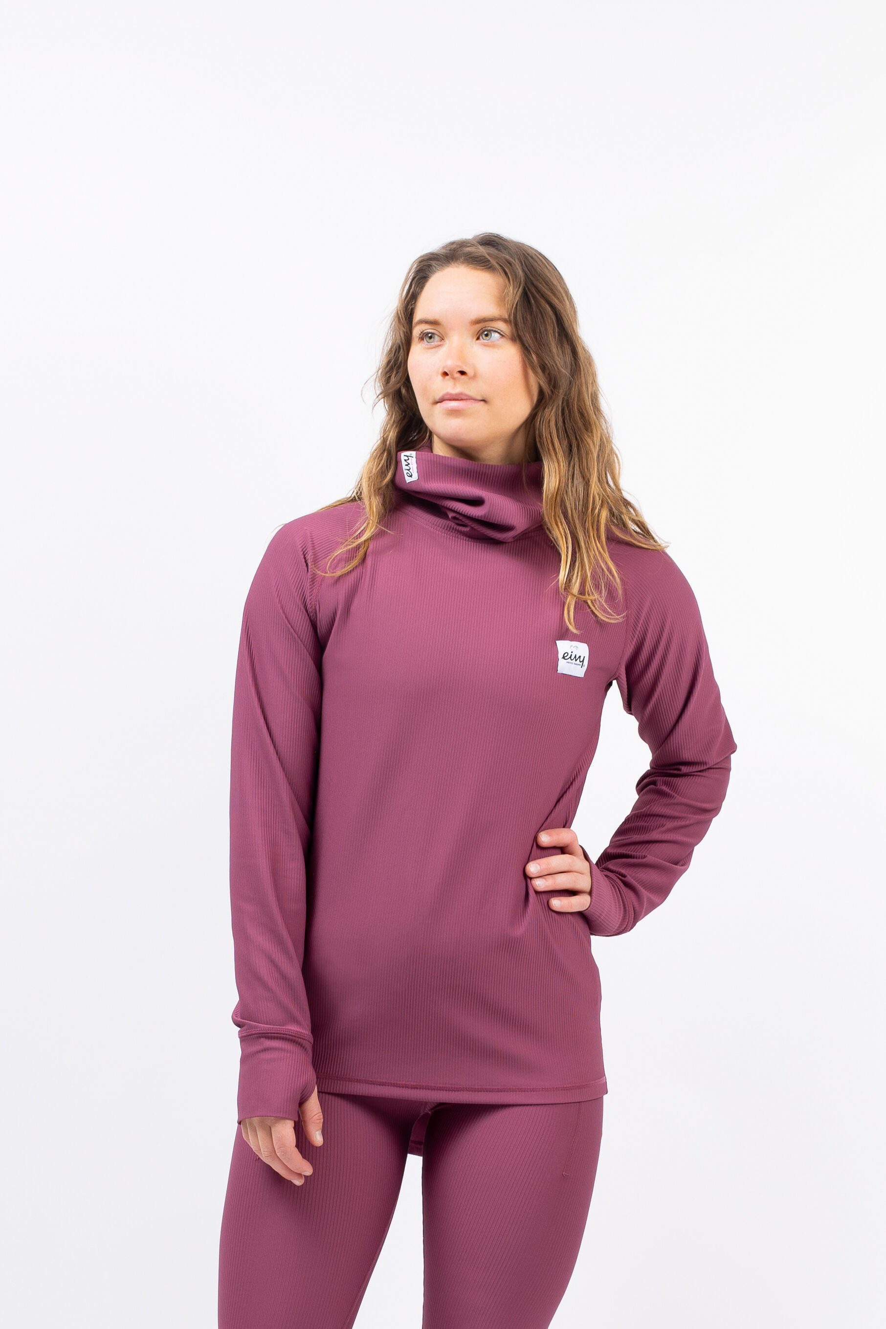 Eivy Langarmshirt (1-tlg) mit extra hohem Kragen