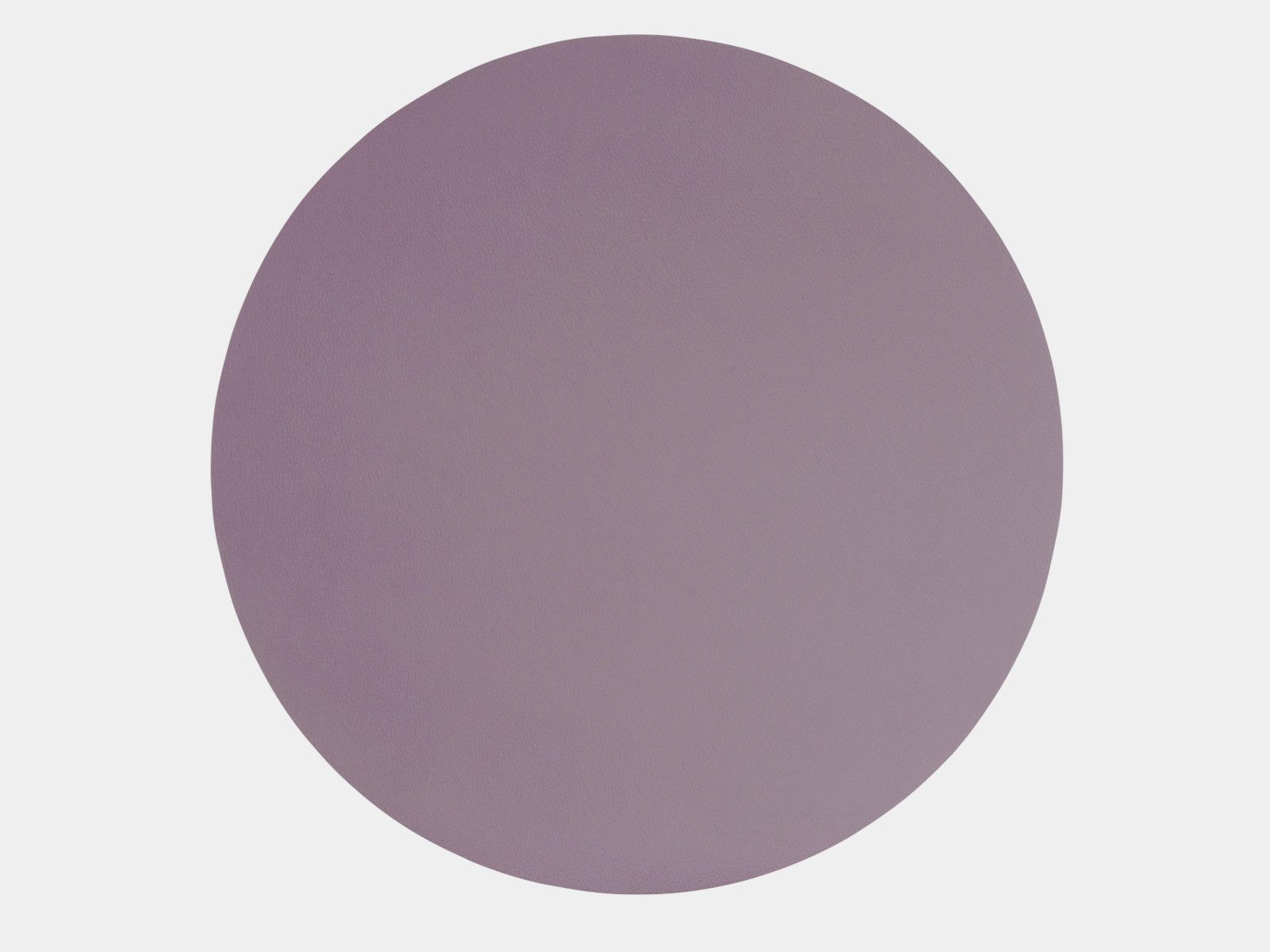 ASA SELECTION Platzset leather optic Tischset rund lavender 38cm