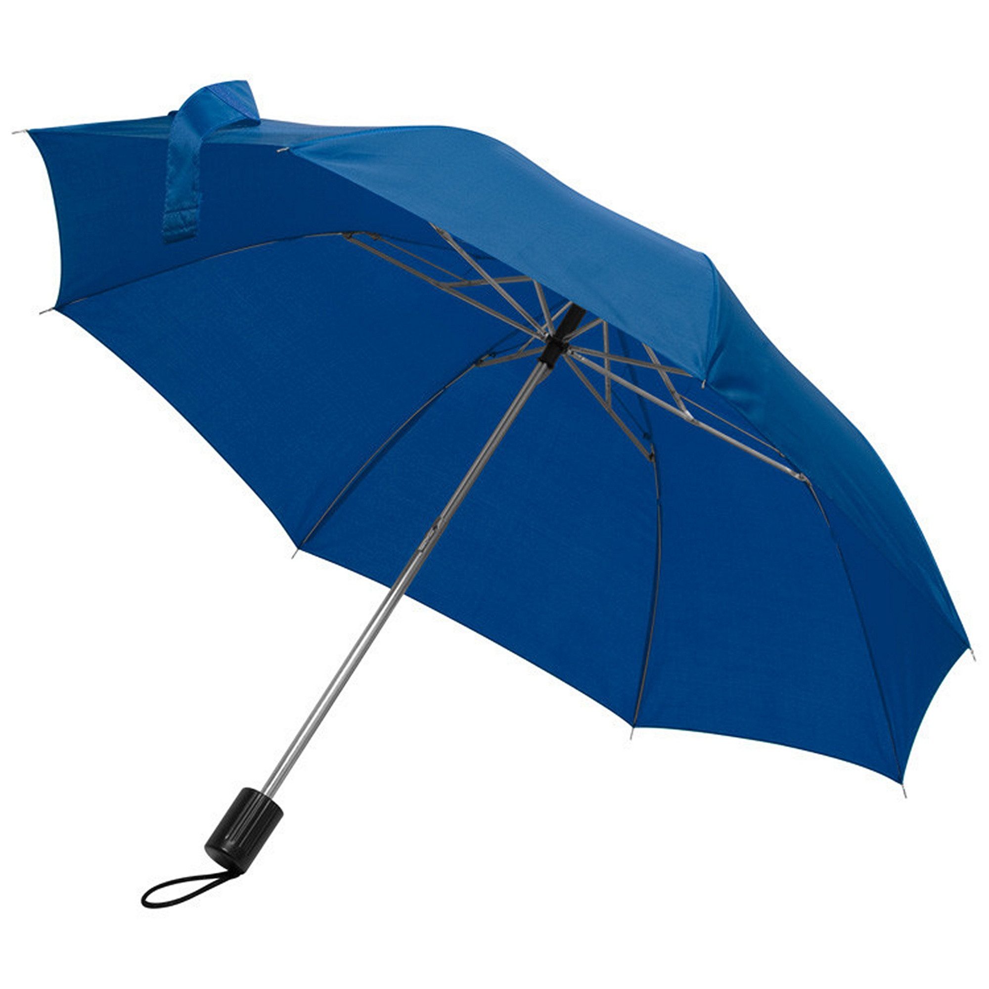 Macma Taschenregenschirm Taschen-Regenschirm / mit Schutzhülle / Farbe: blau