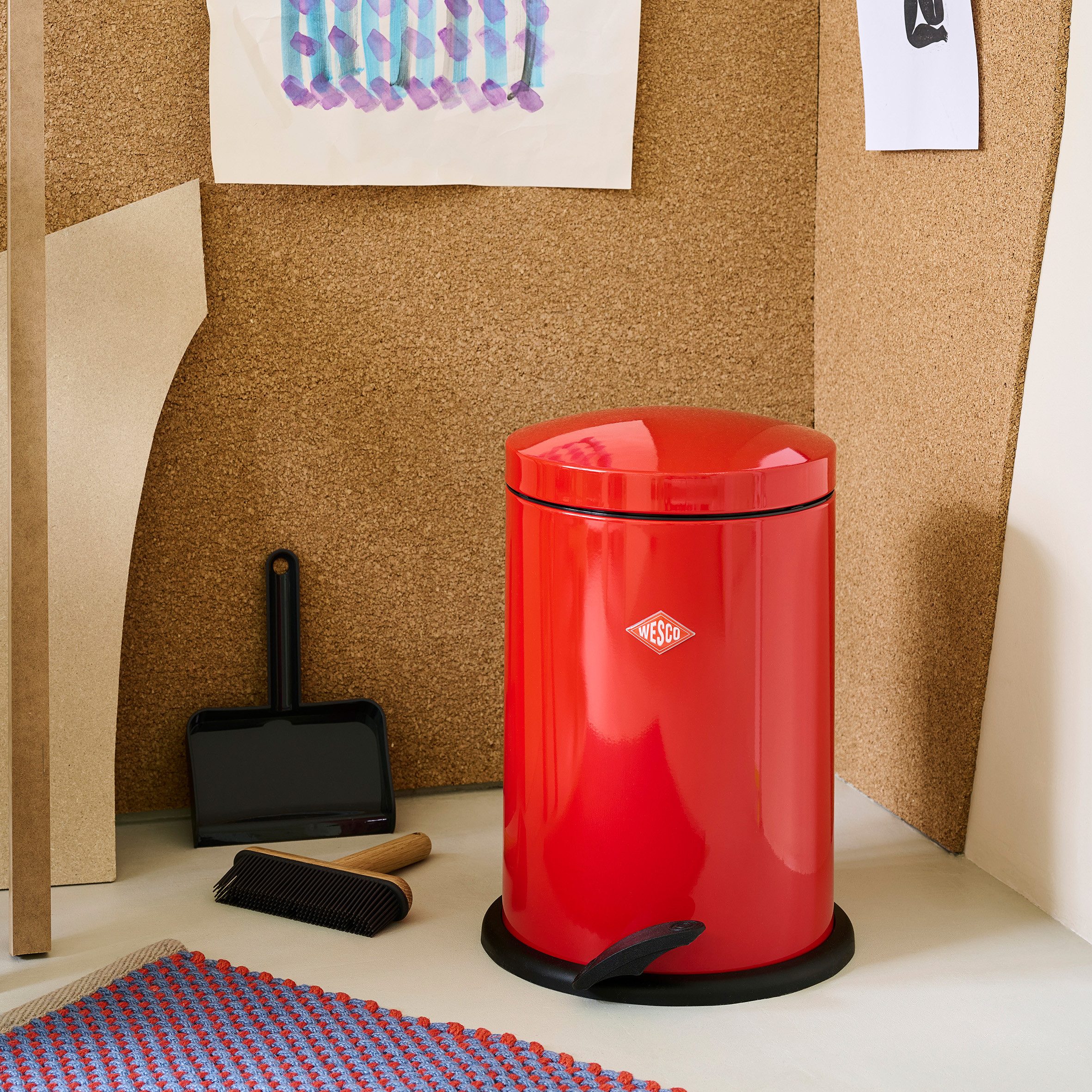 WESCO Mülleimer 116 Alpha, Tretabfallsammler, 13 Liter