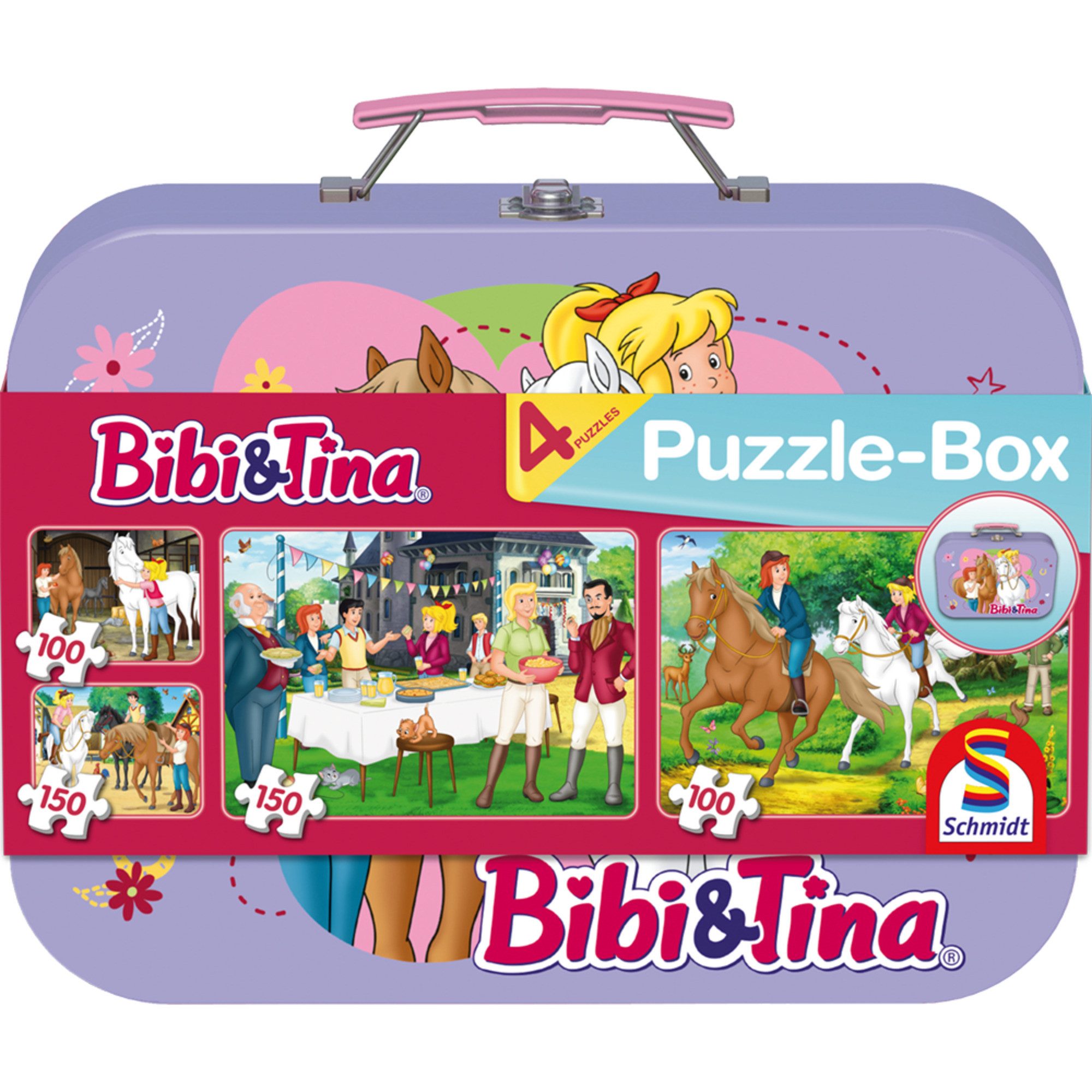 Schmidt Spiele Puzzle Schmidt Spiele Bibi & Tina Puzzle-Box im, 500 Puzzleteile