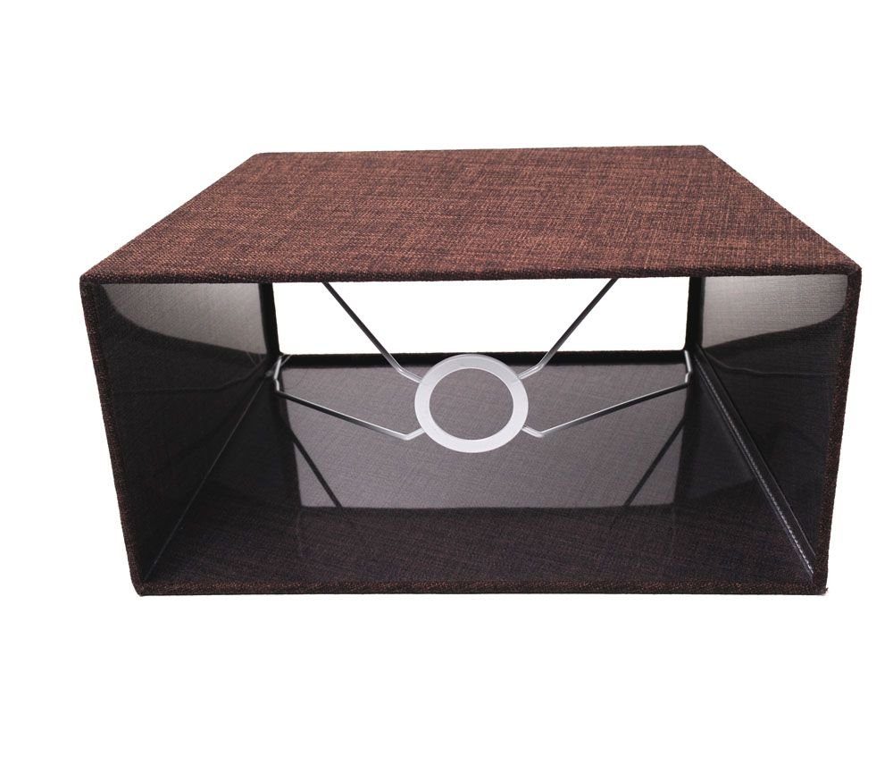 Dirk Davids Leuchten GmbH Lampenschirm für Tischleuchte Rechteckig Leinen D günstig online kaufen