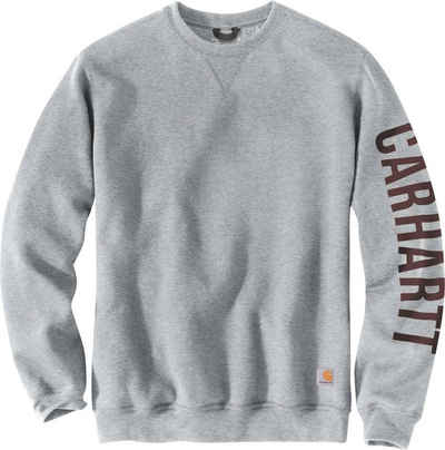 Carhartt Sweatshirt »Crewneck Graphic Logo« hellgrau
