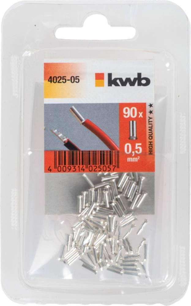 Thumbnail - kwb Aderendhülsen kwb 402505 Aderendhülse 0.5 mm² 90 St., 402505