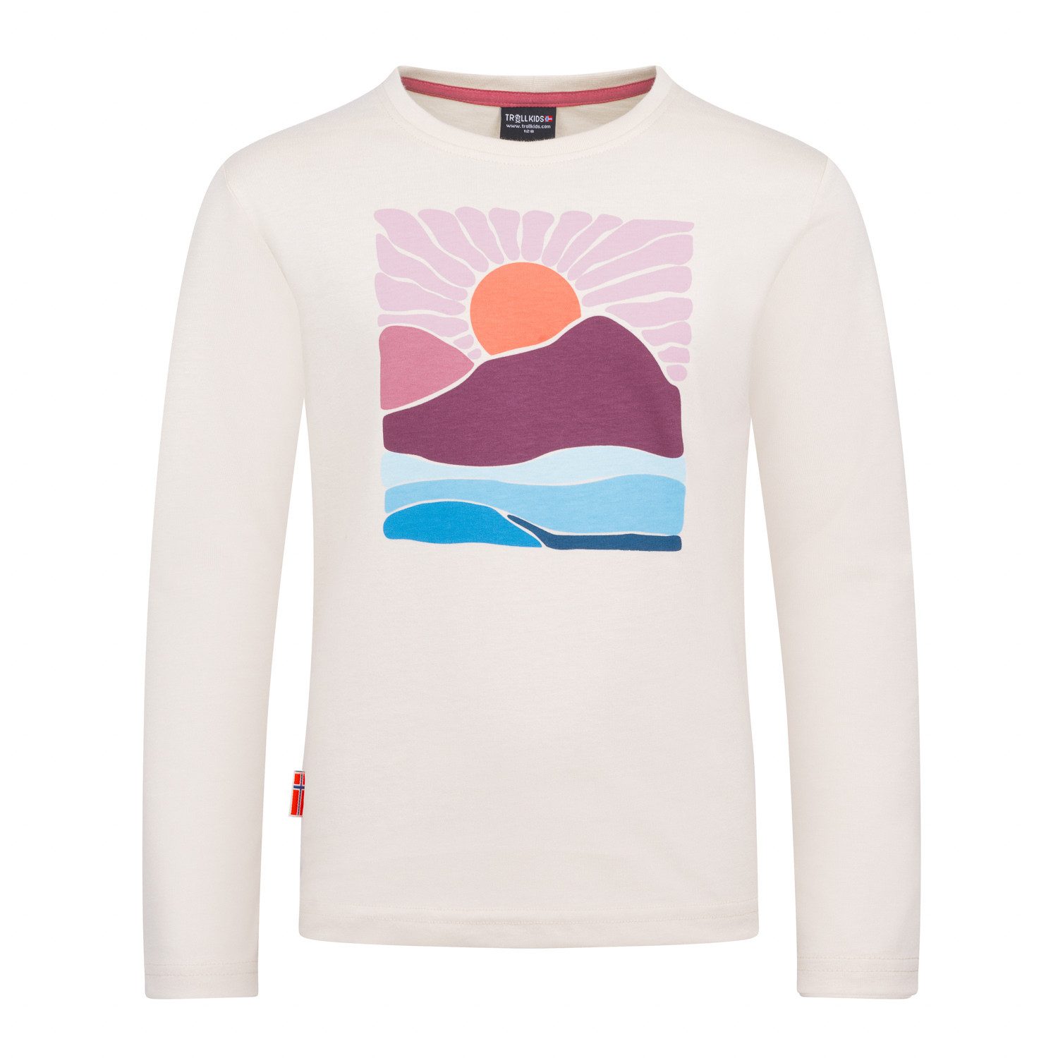 TROLLKIDS Langarmshirt Girls Falketind Longsleeve GOTS