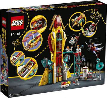LEGO® Konstruktionsspielsteine LEGO® Monkie Kid 80035 Monkie Kids™ Entdeckerraumschiff, (1356 St)