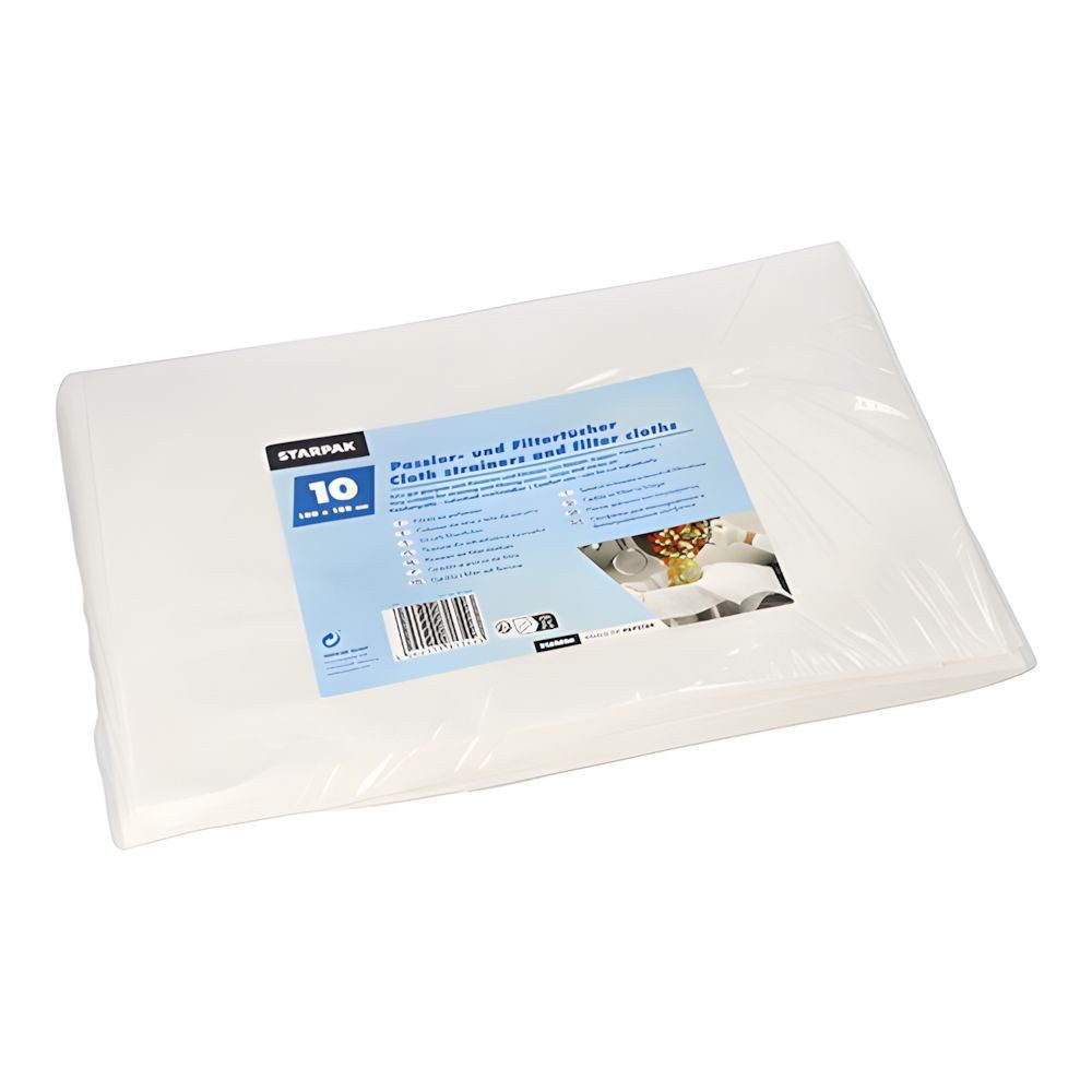 PAPSTAR Passiertuch Passier- und Filtertücher 100 cm x 100 cm weiss 10 Stk, Polyester – Bild 3 von 5