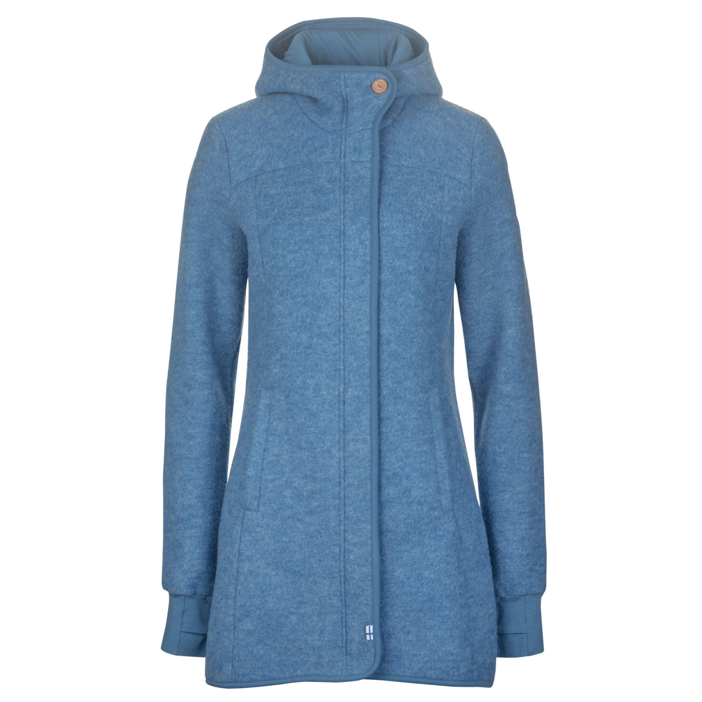 Finside Wolljacke Finside Kansa Wolljacke Zip In Bluestone