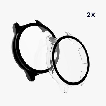 kwmobile Smartwatch-Hülle 2x Hülle für Honor Watch GS 3, Fullbody Fitnesstracker Glas Cover Case Schutzhülle Set
