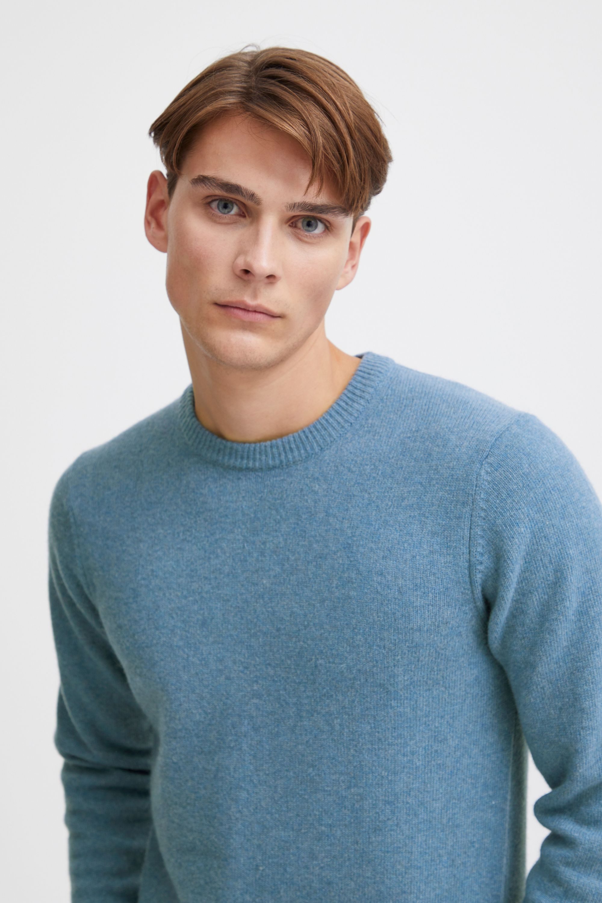 Casual Friday Rundhalspullover CFKarl Modischer Feinstrick-Pullover