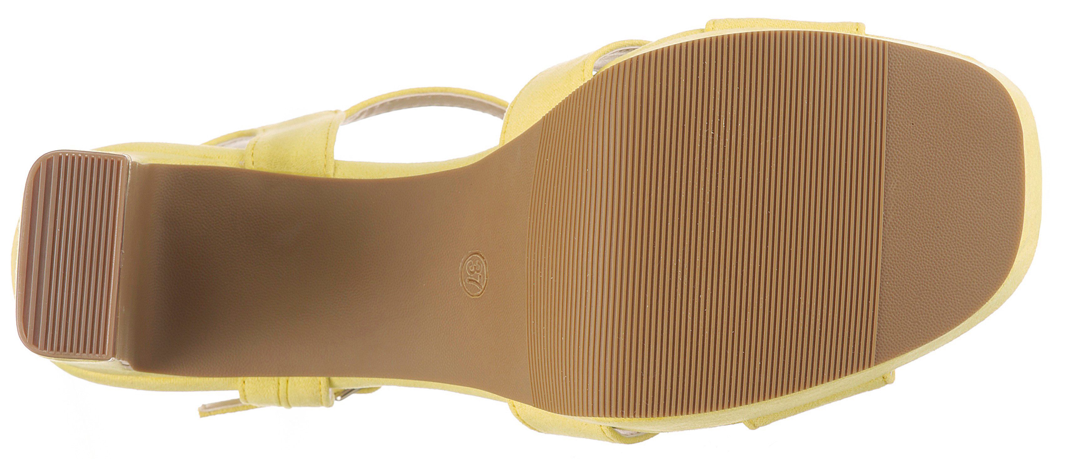 Aniston SHOES High-Heel-Sandalette Sommerschuh, Abendsandale, Plateau – Bild 4 von 5