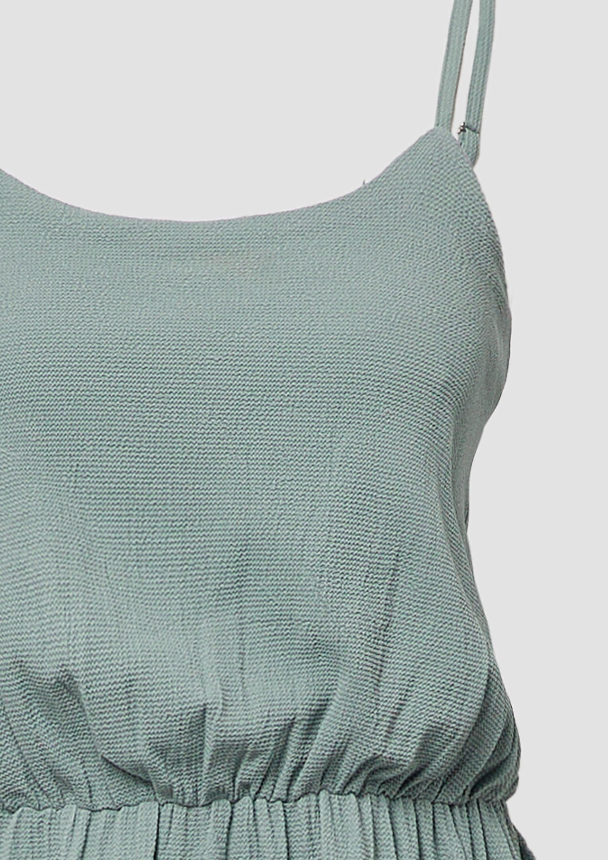 QS Maxikleid Kleid Langes Kleid mit Spaghettiträgern
