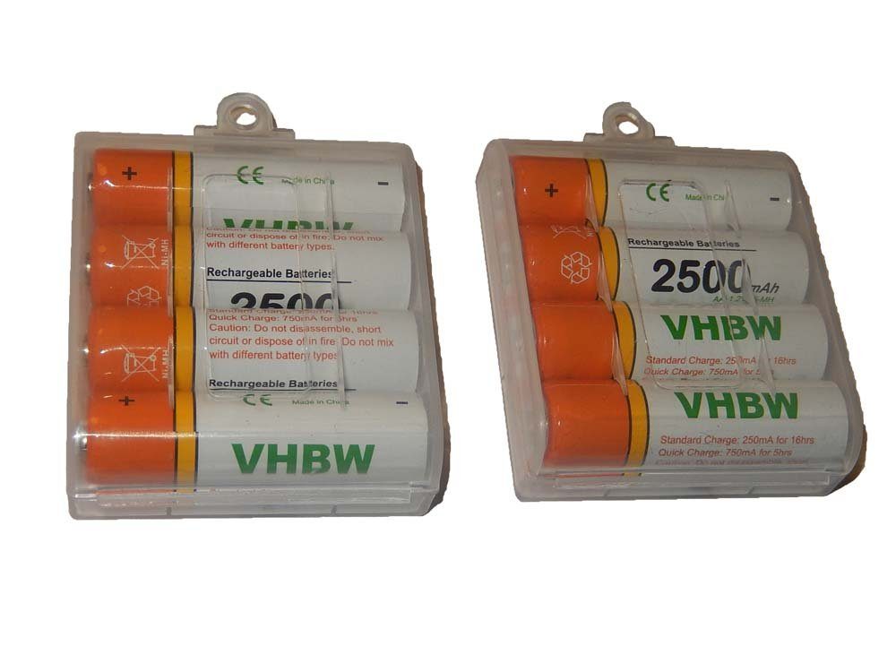 vhbw passend DC Akku für BenQ DC C40, 2500 DC mAh DC DC C520, C420, DC C51, C510, DC C30
