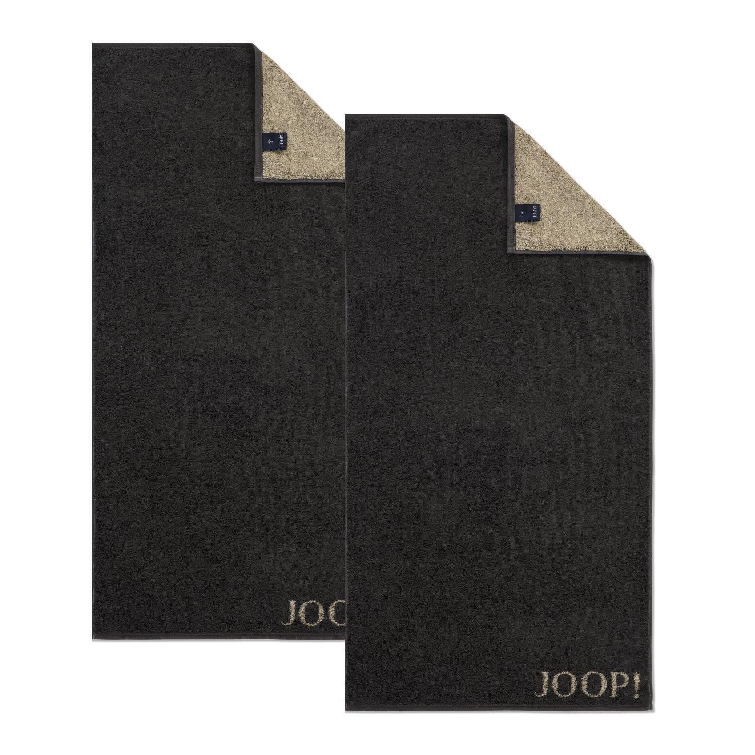 JOOP! Handtuch 2 Stück Joop! Handtuch Classic 1720-73 schiefer 50x100, Walkfrottier (2-St), Baumwolle
