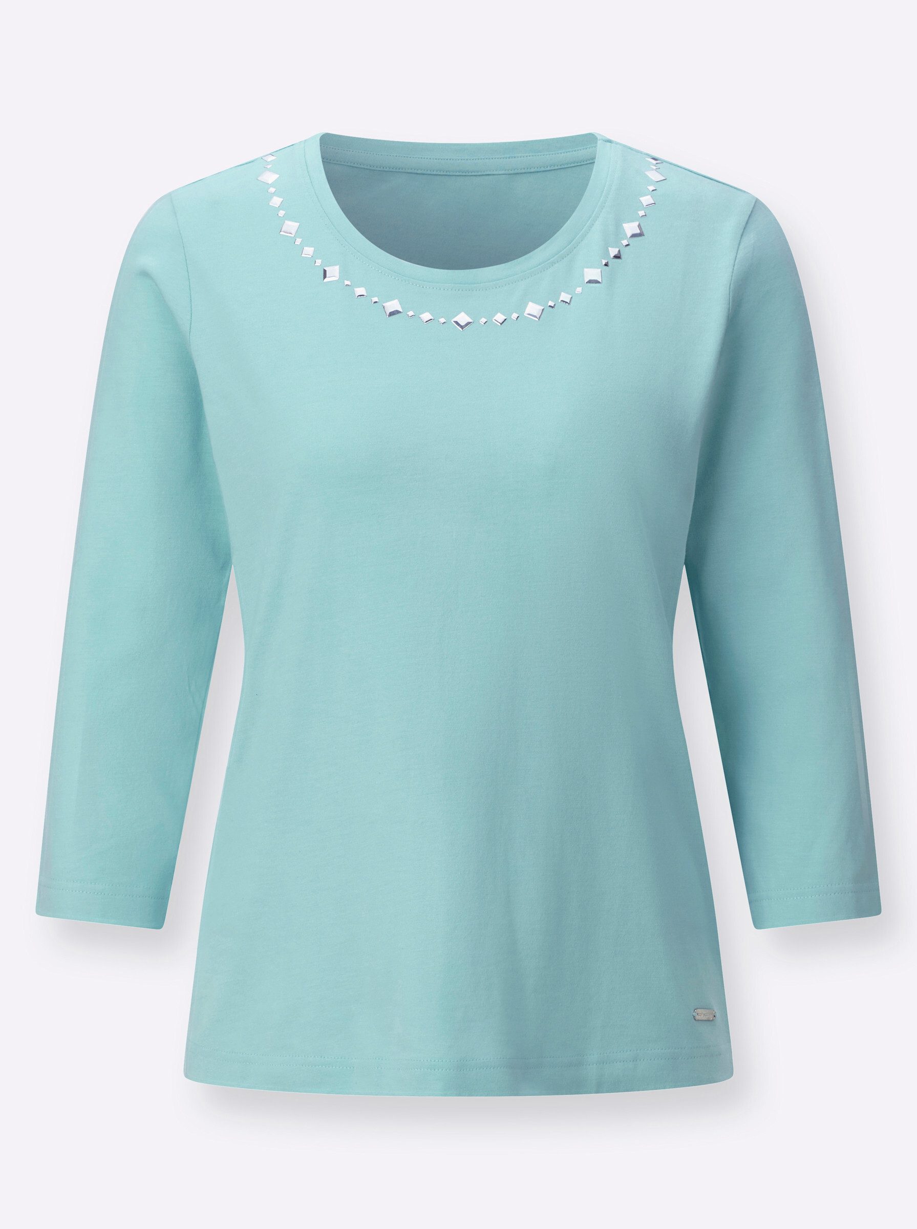 T-Shirt Rundhals-Shirt 3/4-Arm