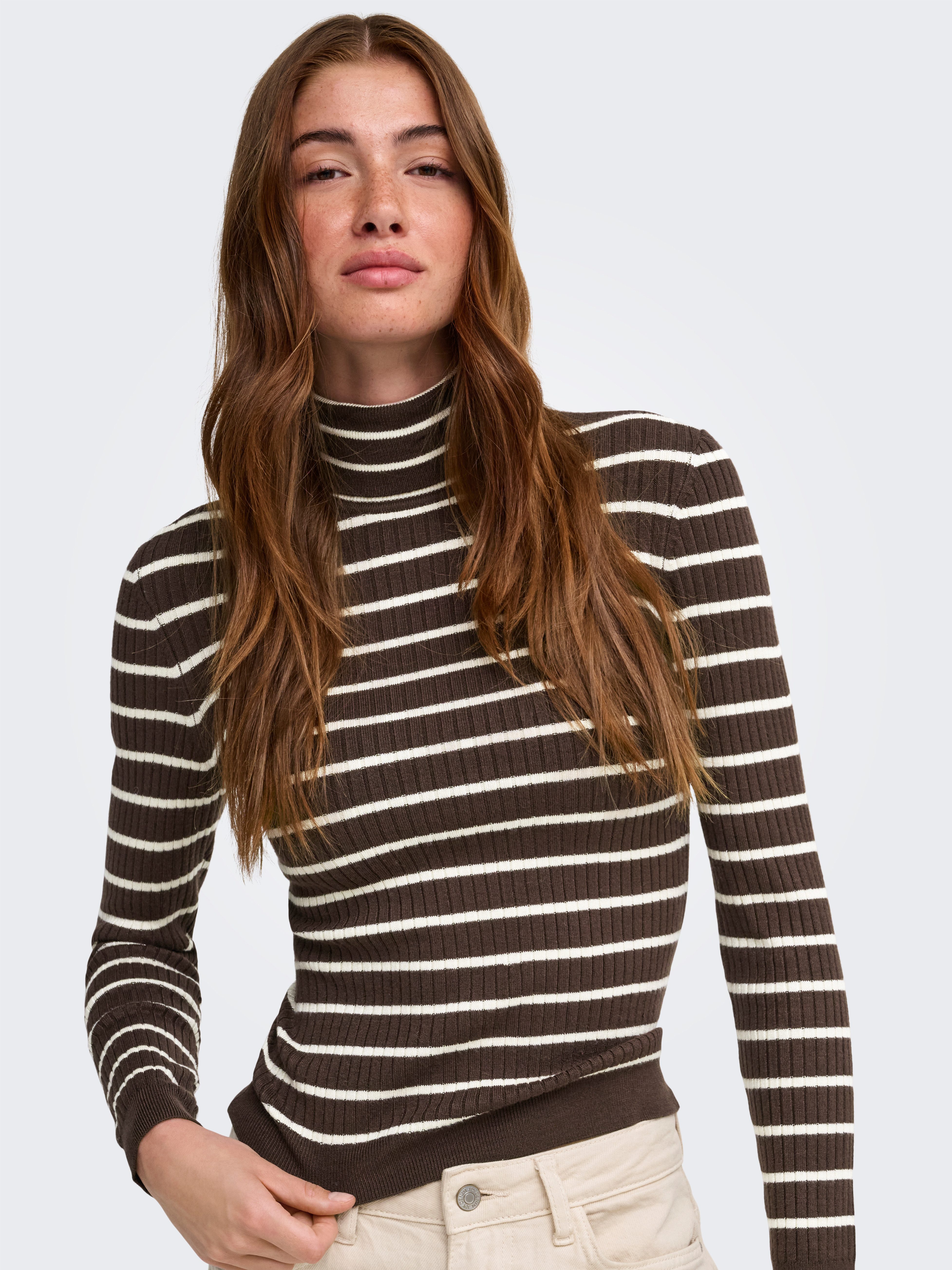ONLY Rollkragenpullover ONLKAROL L/S ROLLNECK PULLOVER KNT NOOS Viskosemischung