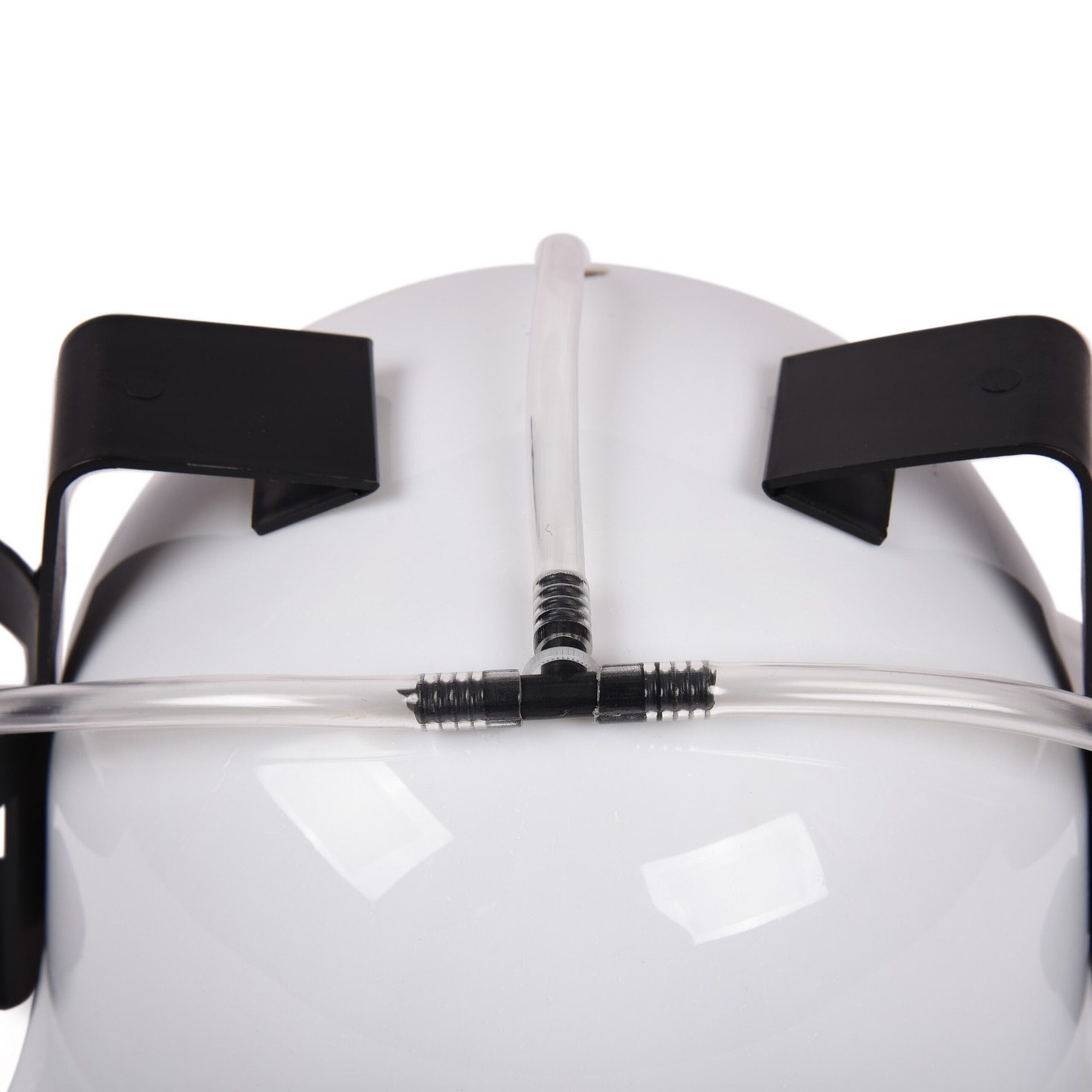 relaxdays Partyanzug 4x Party Trinkhelm, weiß