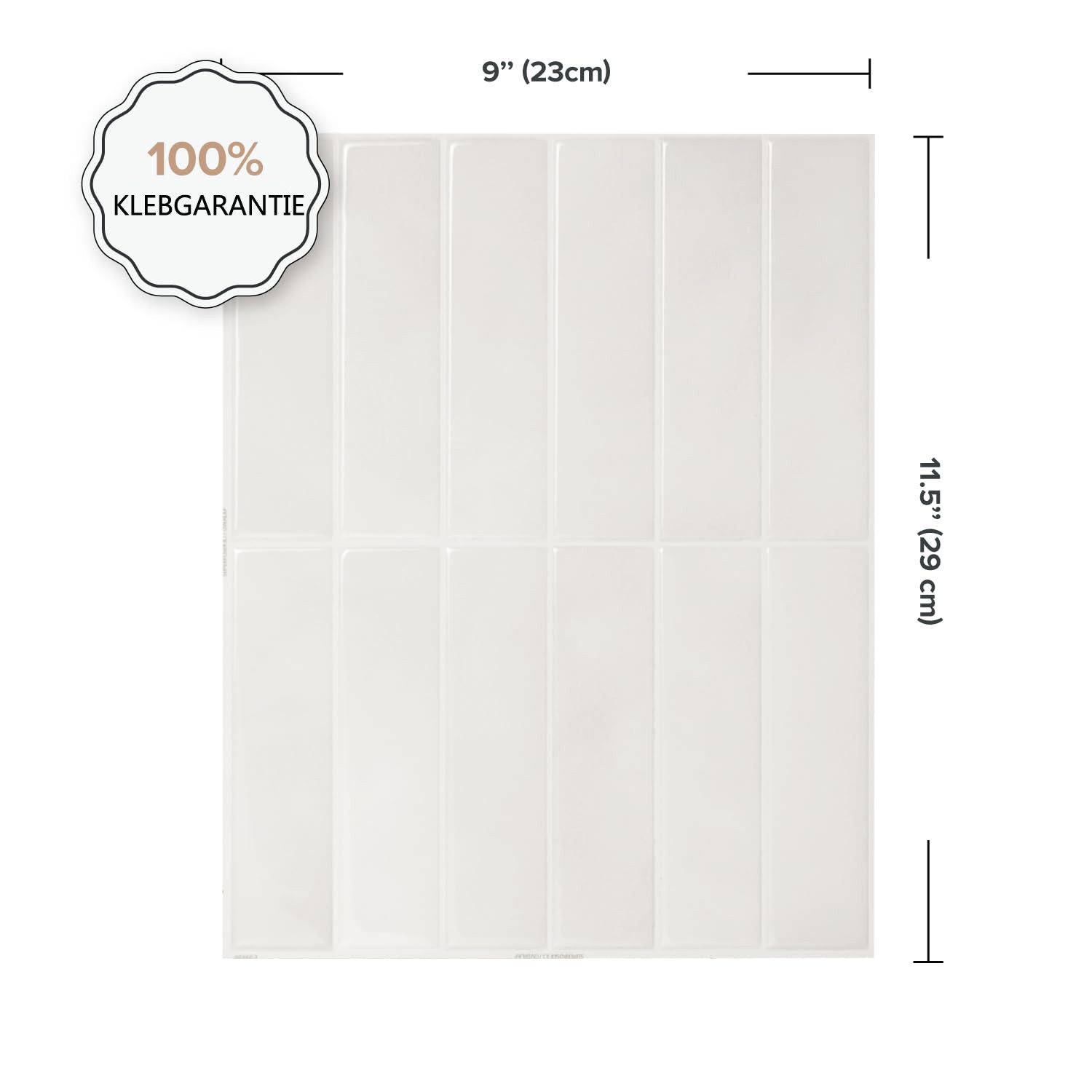 Minicloss Küchenrückwand Fliesenaufkleber Klebefliesen Wandfliesen Metro Fl günstig online kaufen