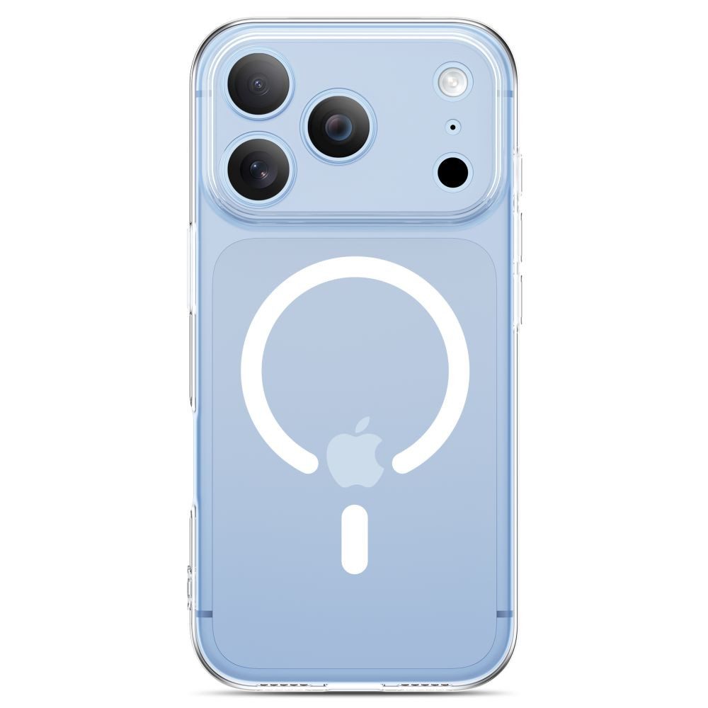 TECH PROTECT Smartphone-Hülle FlexAir kompatibel mit iPhone 18 Pro, 17 Pro Transparent 6,3 Zoll, integrierter Magnetring