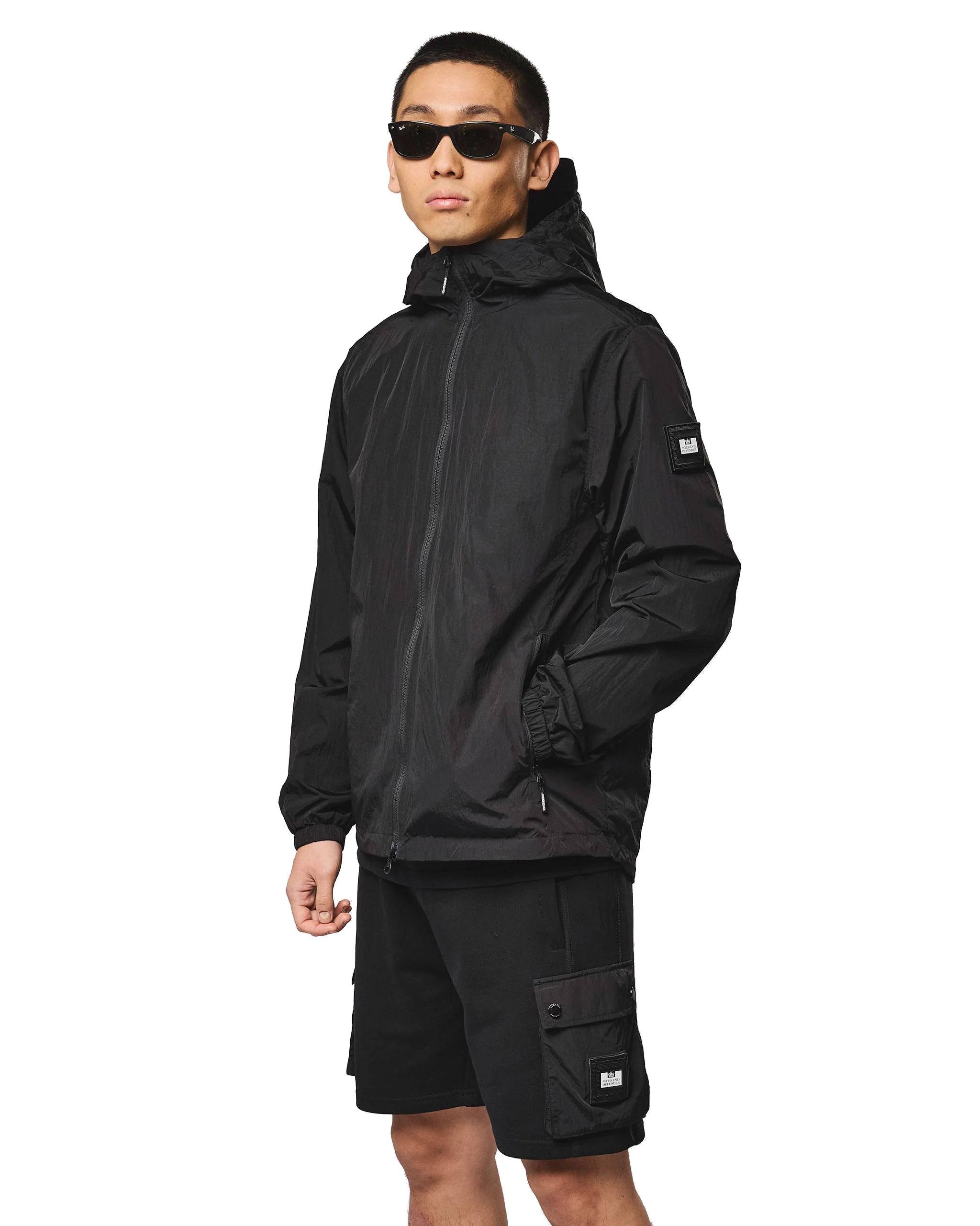 Weekend Offender Outdoorjacke Jacke Weekend Offender Technician Dreiteilige Kapuze mit Schirm und integrierter Rippen-Gesichtsmaske