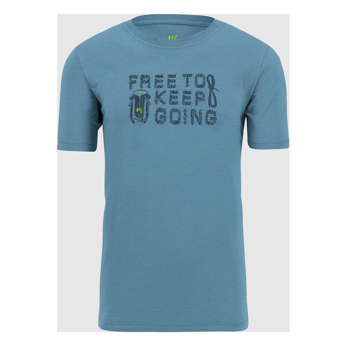 Karpos Kurzarmshirt Crocus T-shirt Nachhaltiges T-Shirt aus Bio-Baumwolle für Trekking und Bergsteigen