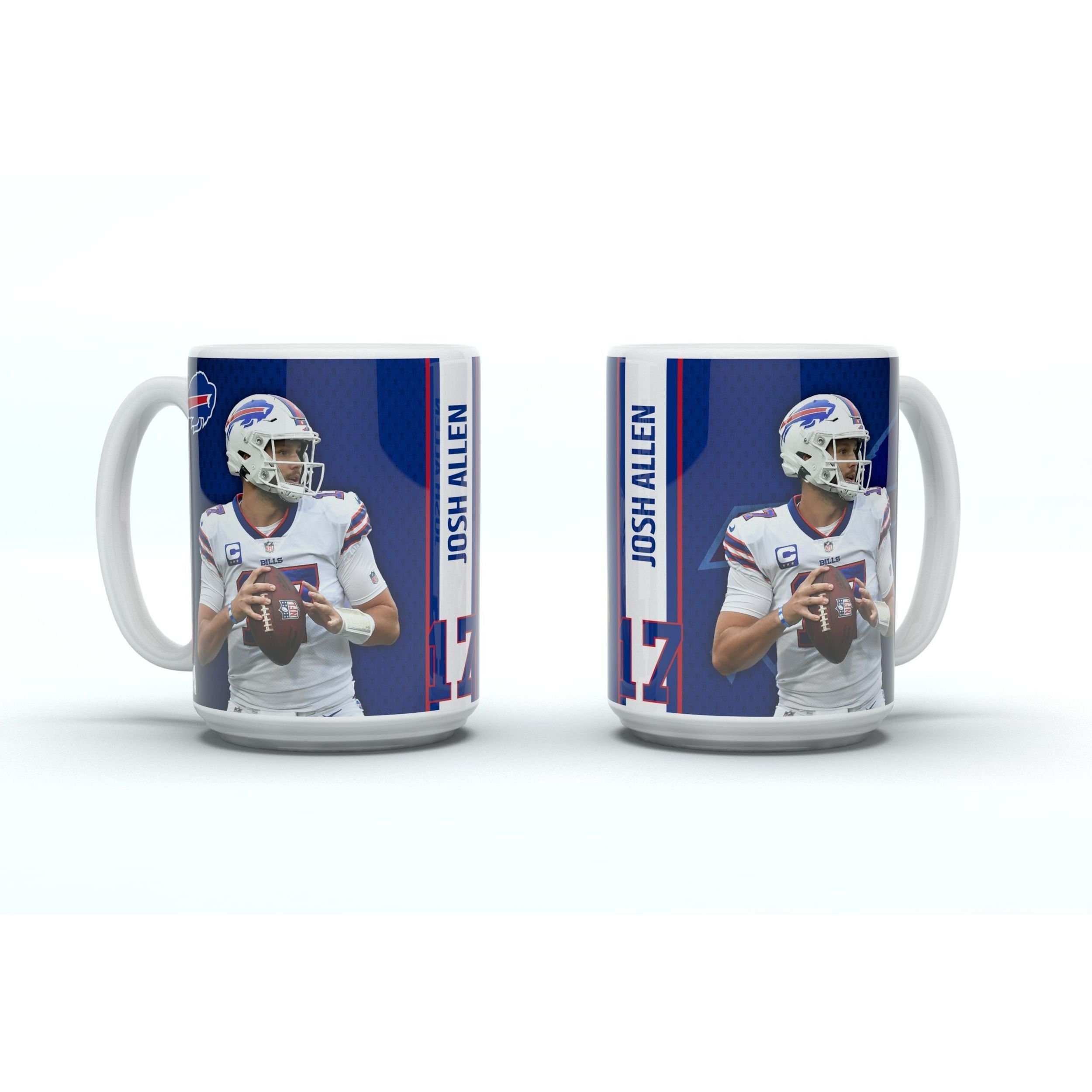 Allen Tasse Branding Josh MOTION NFL Great Buffalo Bills Tasse 450ml