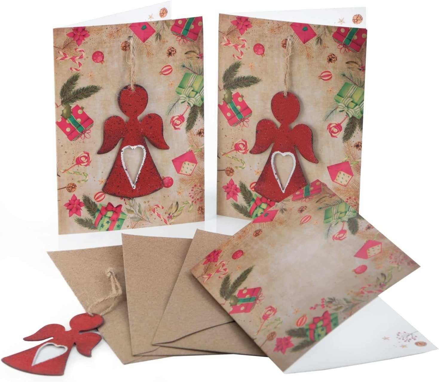 Klassische Weihnachtskarte Für Freunde – 22,9 X 15,2 Cm, Hochwertig, Designt In Großbritannien