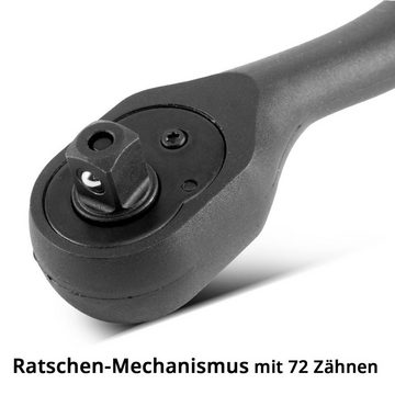 STAHLWERK Elektroschweißgerät Umschaltknarren 3er Set 3/8 1/4 1/2 Zoll Ratschen