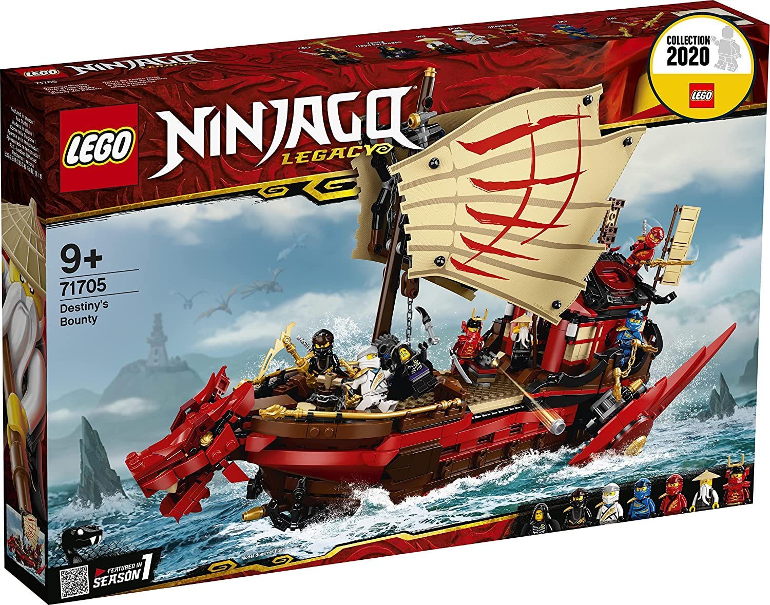 LEGO® NINJAGO™ 71705 Nin­ja-Flug­s­eg­ler Spielbausteine, (1781 St)
