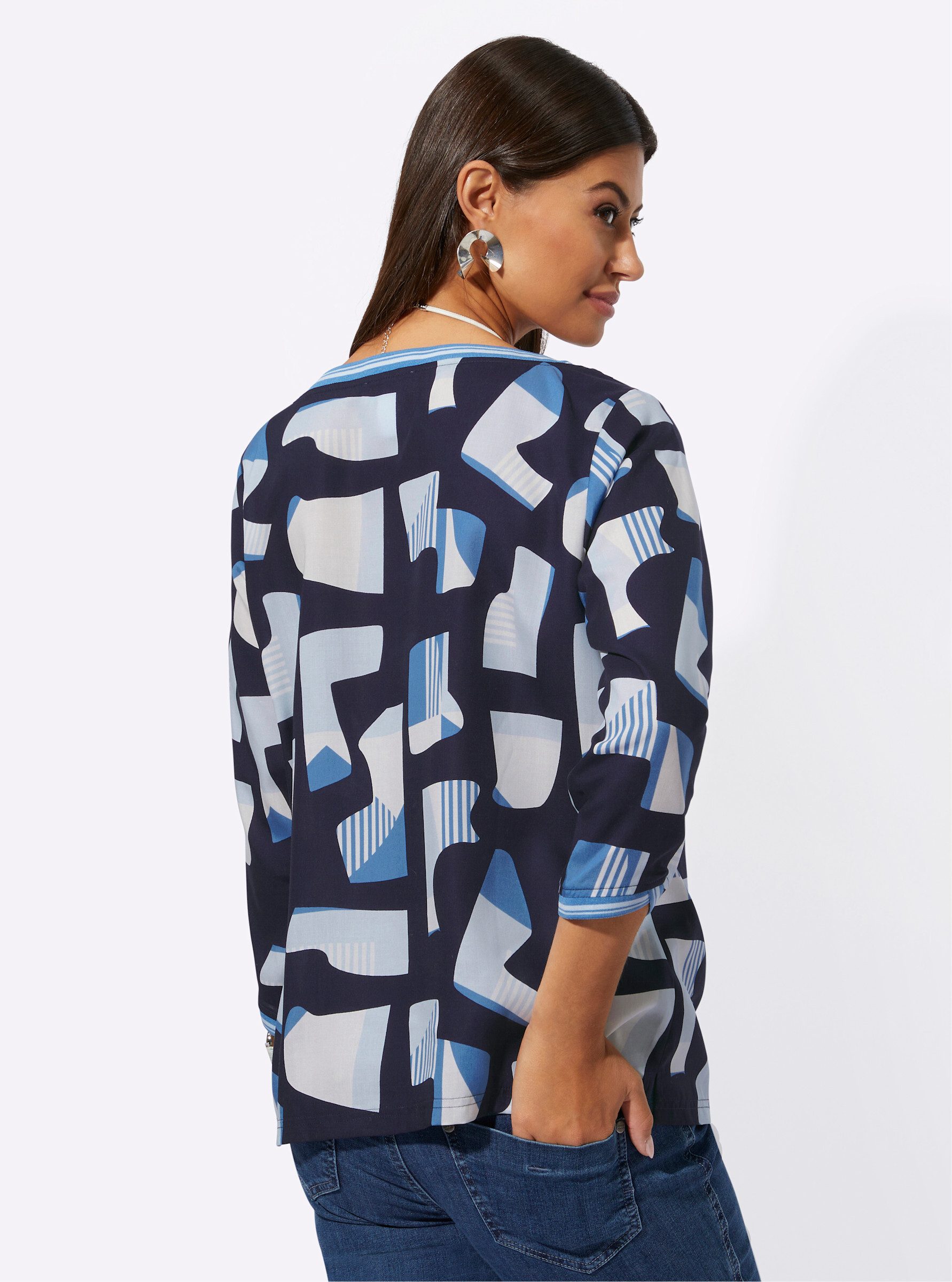 creation L Klassische Bluse Druckbluse günstig online kaufen