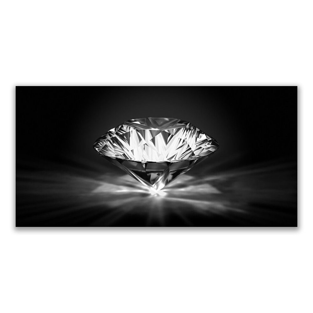 Tulup Glasbild Glasbilder Wanddekoration Bilder Fotobilder Bild XXL 120 cm x 60 cm, Diamant-Kunst, Bild auf gehärtetem Glas