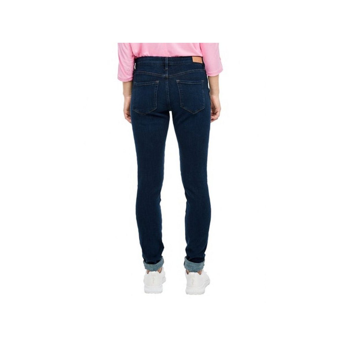 dunkel-blau (1-tlg) s.Oliver 5-Pocket-Jeans