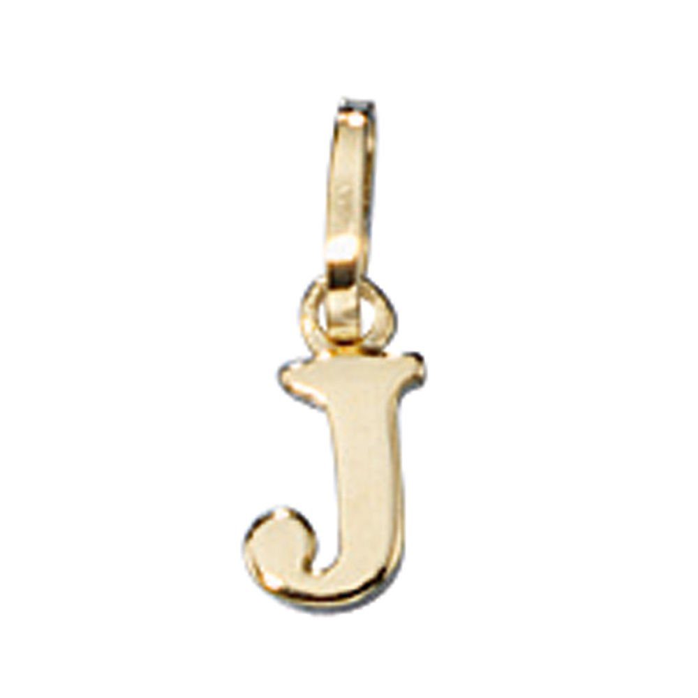 Schmuck Krone Kettenanhänger Anhänger Buchstabe 'J' aus 333 Gold, Gold 333 günstig online kaufen