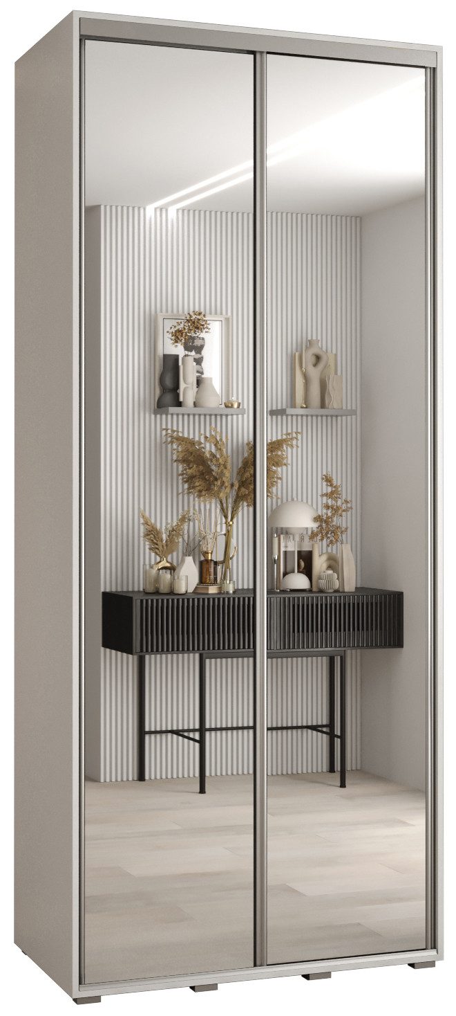 ABIKS MÖBEL Schwebetürenschrank Davos 2 Schlafzimmerschrank mit Spiegel, Kl günstig online kaufen