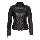 ALPENBLITZ Lederjacke Athen aus weichem Lammnappaleder, figurbetonter Schnitt, kurz